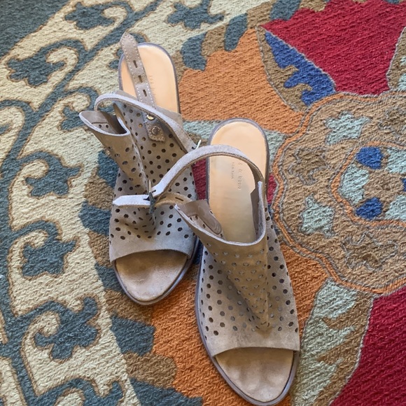 Rag and bone high heel suede sandals - Picture 4 of 5